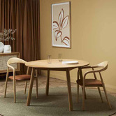 Oslo Home Febbe American Oak Wood Dining Table