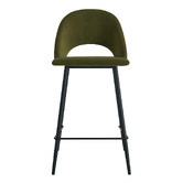 Oslo Home 65cm Lantis Velvet Bar Stools