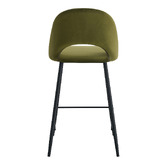 Oslo Home 65cm Lantis Velvet Bar Stools