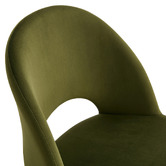 Oslo Home 65cm Lantis Velvet Bar Stools