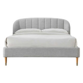 Oslo Home Logwell Upholstered Queen Platform Bed