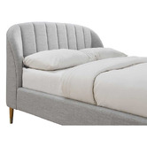 Oslo Home Logwell Upholstered Queen Platform Bed