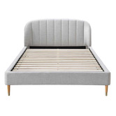 Oslo Home Logwell Upholstered Queen Platform Bed