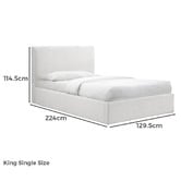 Oslo Home Leandro Upholstered Bed