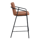 Oslo Home 66cm Tanya Faux Leather Bar Stools