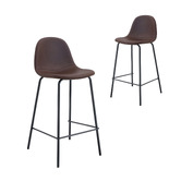 Oslo Home 65cm Claire PU Leather Barstools