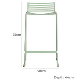 Oslo Home 65cm Byrne Outdoor Bar Stools
