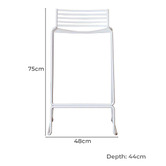 Oslo Home 65cm Byrne Outdoor Bar Stools