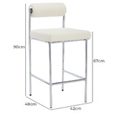 Oslo Home 67cm Marley Bar Stool