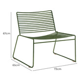 Oslo Home Byrne Stackable Outdoor Lounge Chairs