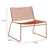 Oslo Home Byrne Stackable Outdoor Lounge Chairs