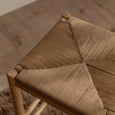 Oslo Home 66cm Zia Rubberwood Bar Stool