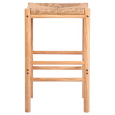Oslo Home 66cm Zia Rubberwood Bar Stool