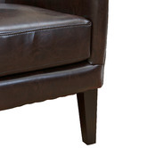 Furniture Market Barclay Faux Leather Wing Backed Armchair