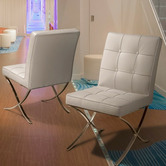 Furniture Market Breck Modern Leather Dining Chair