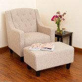 Furniture Market Nottingham Armchair &amp; Footstool Set