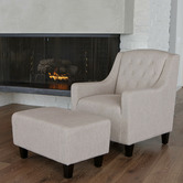 Furniture Market Nottingham Armchair &amp; Footstool Set