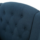 Furniture Market Dark Blue Canberra Fabric Armchair