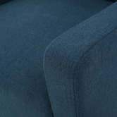 Furniture Market Dark Blue Canberra Fabric Armchair