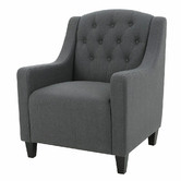 Furniture Market Dark Grey Lakewood Fabric Armchair