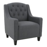 Furniture Market Dark Grey Lakewood Fabric Armchair