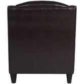 Furniture Market Elsternwick Faux Leather Armchair &amp; Footstool Set