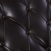 Furniture Market Elsternwick Faux Leather Armchair &amp; Footstool Set