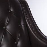 Furniture Market Elsternwick Faux Leather Armchair &amp; Footstool Set