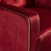 Furniture Market Lara Tufted New Velvet Armchair