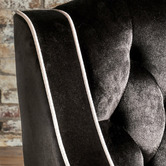 Furniture Market Lara Tufted New Velvet Armchair