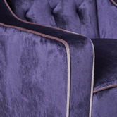 Furniture Market Lara Tufted New Velvet Armchair