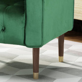 Furniture Market Bartos Button-Tufted Velvet Armchair