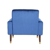 Furniture Market Bartos Button-Tufted Velvet Armchair