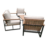 Vibrant Living 4 Seater Astra Outdoor Lounge Set