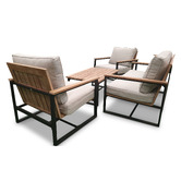 Vibrant Living 4 Seater Astra Outdoor Lounge Set