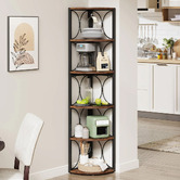 Vibrant Living Suri 5 Tier Corner Shelving Unit
