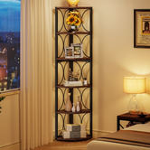 Vibrant Living Suri 5 Tier Corner Shelving Unit