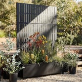 Vibrant Living Jael Steel Trellis Planter