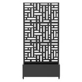 Vibrant Living Devyn Steel Trellis Planter