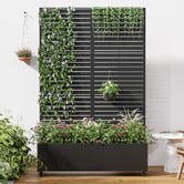Vibrant Living Sonnet Steel Trellis Planter