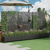 Vibrant Living Berlin Steel Trellis Planter