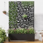 Vibrant Living Berlin Steel Trellis Planter
