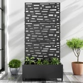 Vibrant Living Berlin Steel Trellis Planter