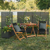 Vibrant Living Tylan Steel Trellis Planter