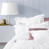 Bianca White Cordelia Bedspread Set