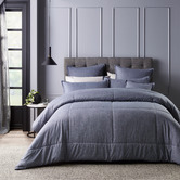 Bianca 6 Piece Blue Maynard Comforter Set