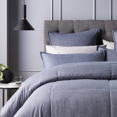 Bianca 6 Piece Blue Maynard Comforter Set