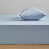 Bianca Heston 300TC Cotton Percale Fitted Sheet &amp; Pillowcases