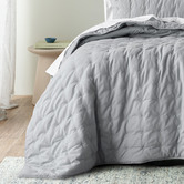 Bianca Silver Langston Cotton-Blend Comforter Set
