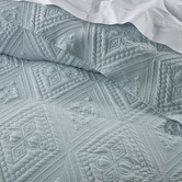 Bianca Sky Blue Aspen Bedspread Set